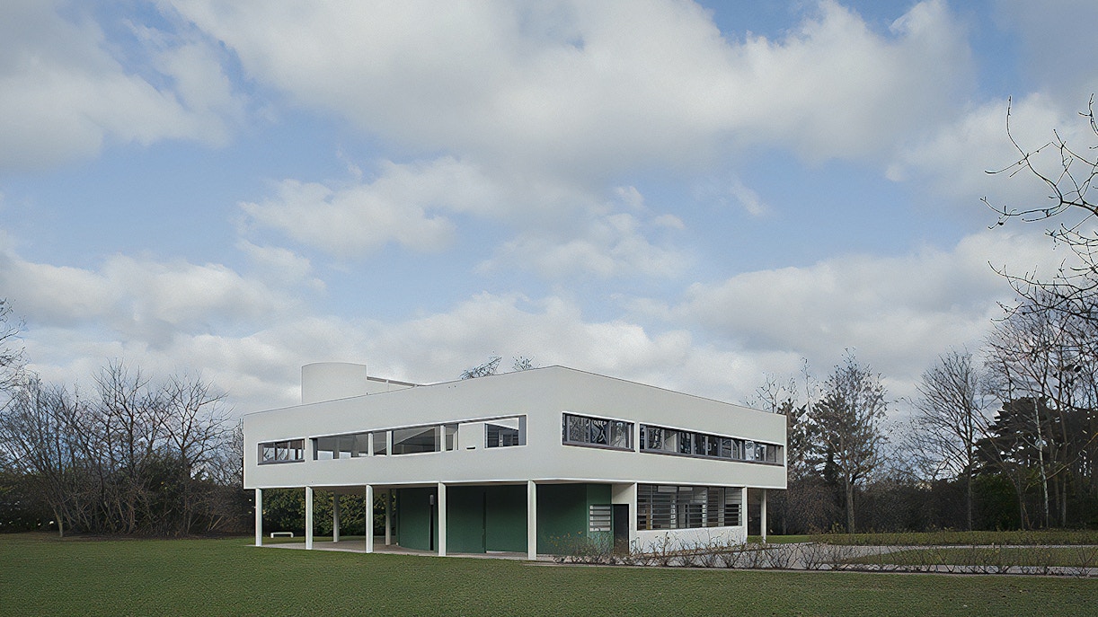Villa Savoye Entrance