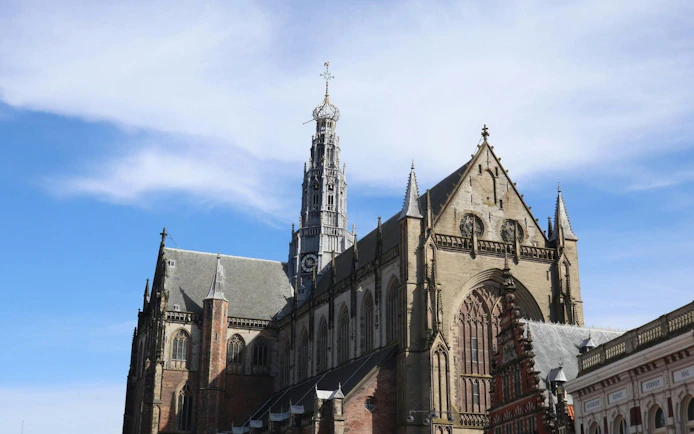 Grote Kerk in Haarlem, Netherlands, seen during a beer tour.