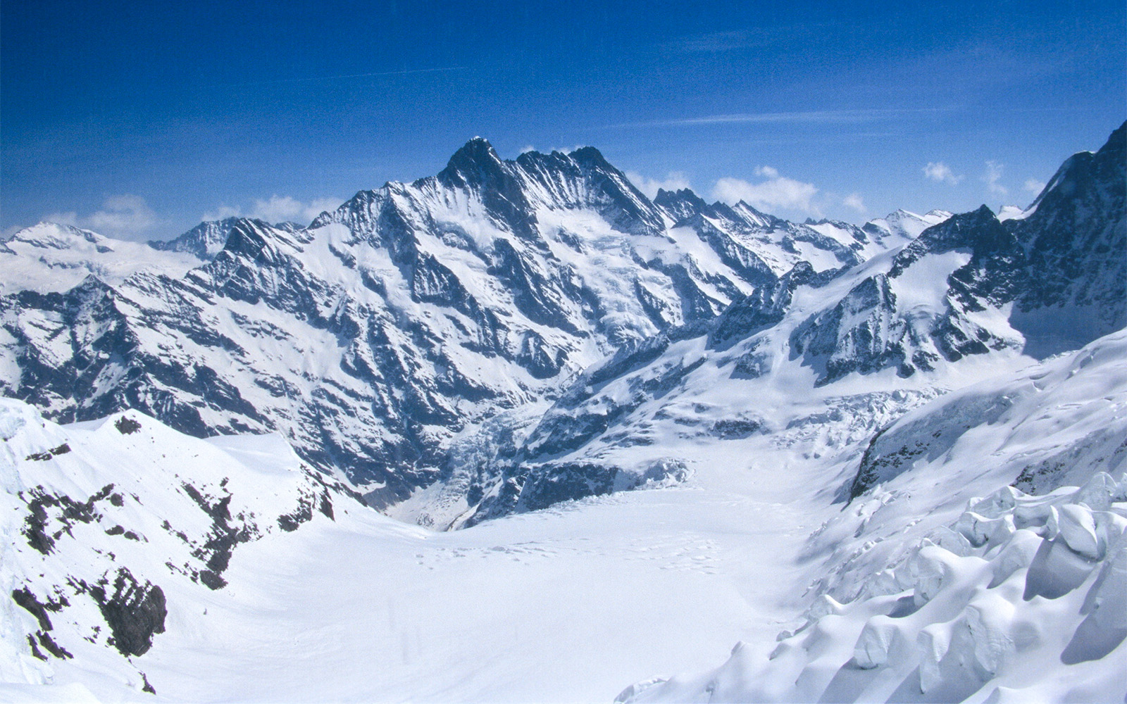 Glacier plateau jungfraujoch