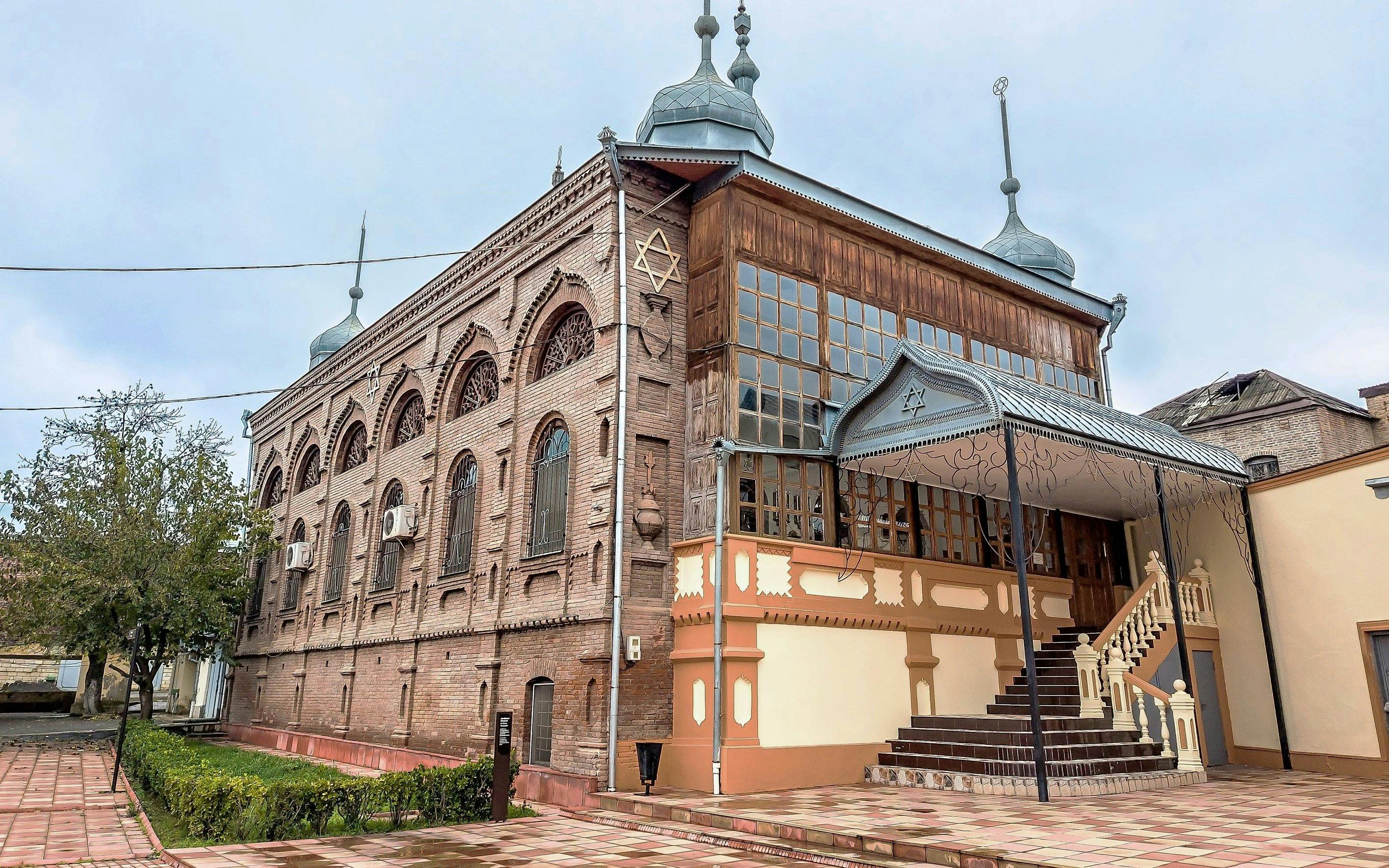 Six Dome Synagogue in Krasnaya Sloboda, Guba District, Azerbaijan.
