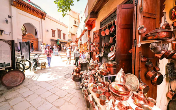 From Fes: City Tour with Sightseeing Highlights, Medina, Museum, Al Attarine Madrasa & Tannery