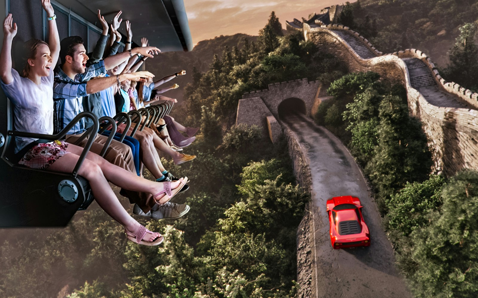 Flying Dream Ferrari Land