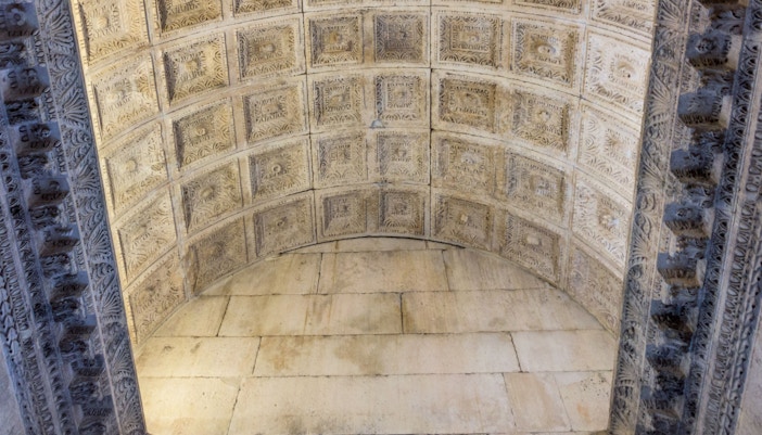 Ceiling of Jupiter's Temple in Split Croatia