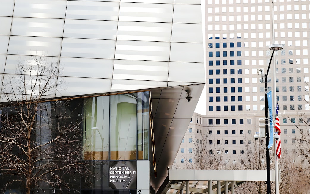 Exterior of the National September 11 Memorial & Museum, World Trade Center, New York City.