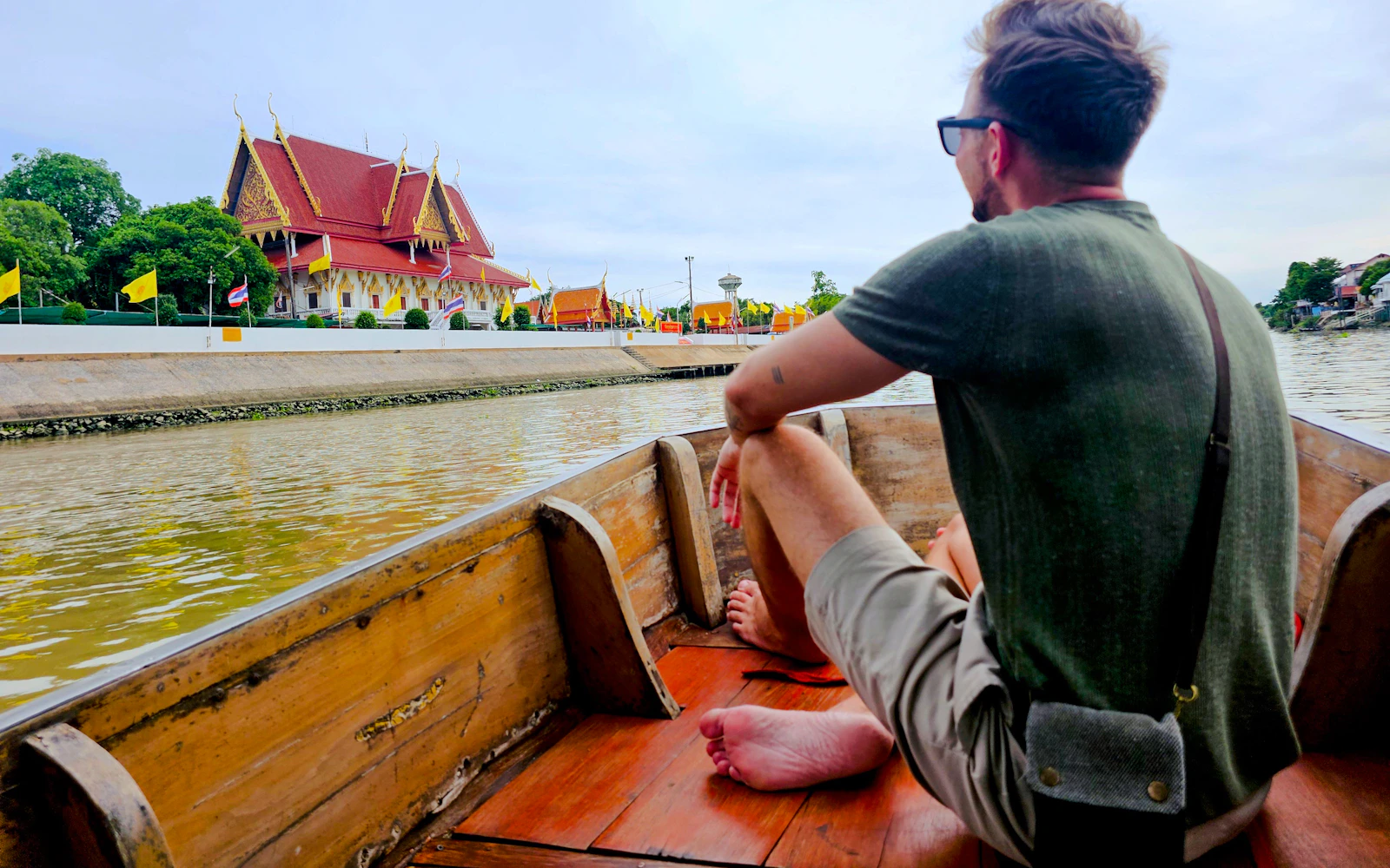 Ayutthaya Private Longtail Boat Cruise with Temple Views on the Chao Phraya River Image 2