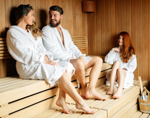 Saunas and Steam Rooms at Therme Bucharest