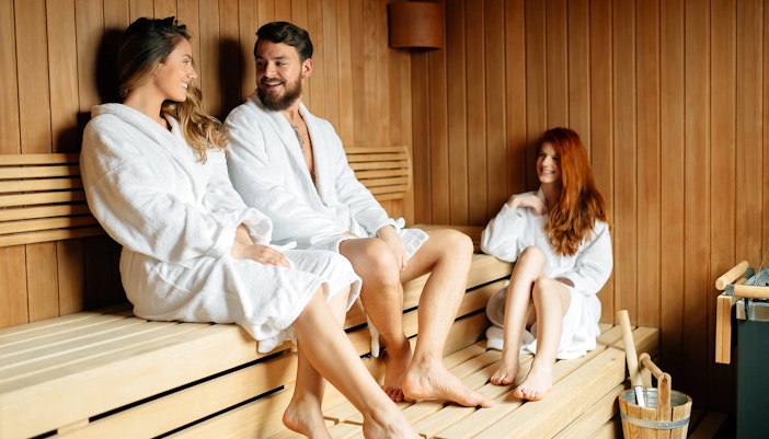 Saunas and Steam Rooms at Therme Bucharest