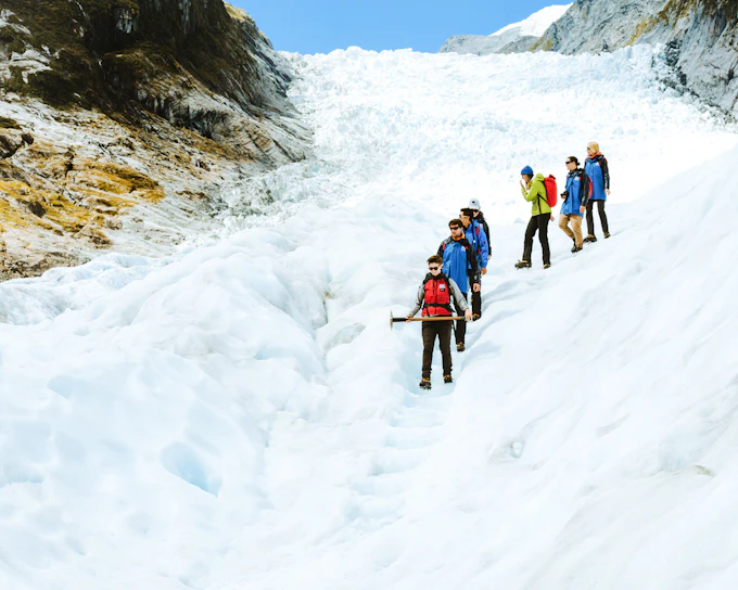 From Fox Glacier: Expert Guided Heli-Hike Tour