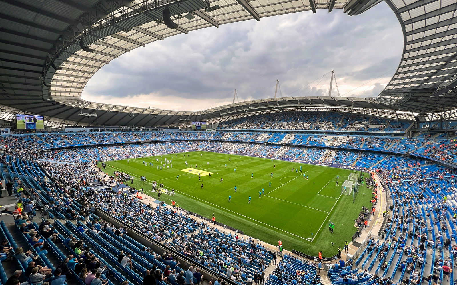 Interiors of the Etihad Stadium