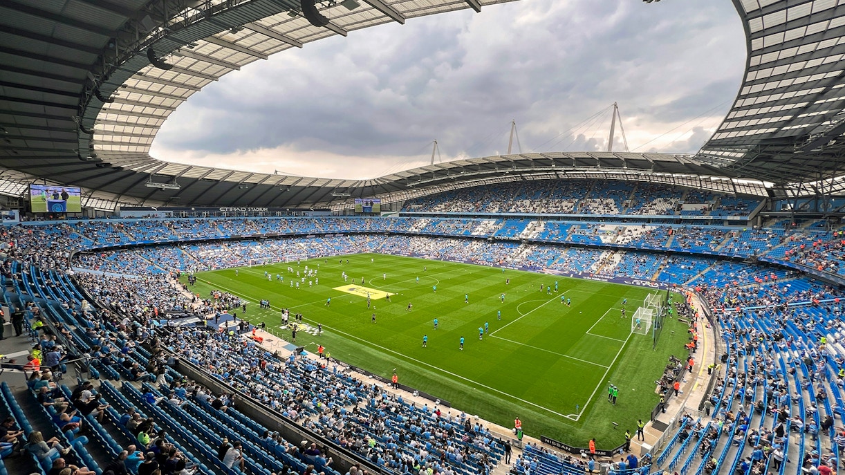 Interiors of the Etihad Stadium