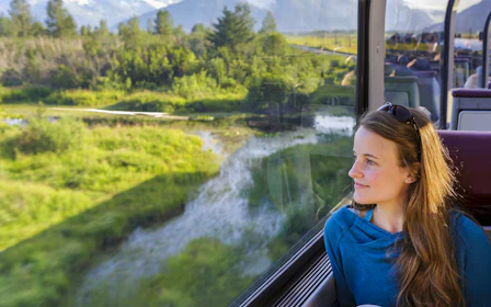 Alaska Railroad: Anchorage to/from Talkeetna One Way & Round Trip Train Tickets