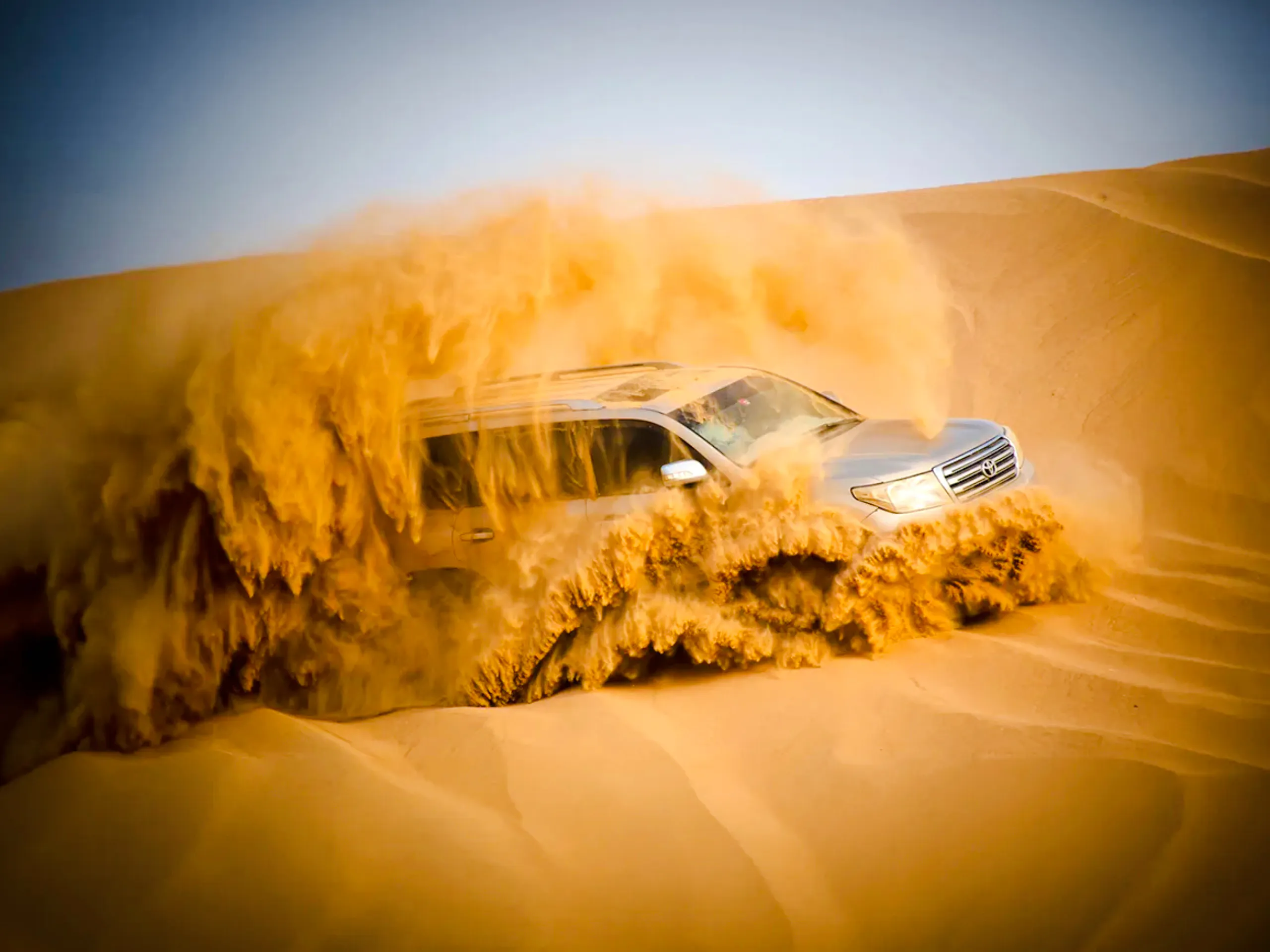 Dubai Evening Desert Safari with 4x4 Dune Bashing, BBQ Dinner, Live Shows & Hotel Transfers