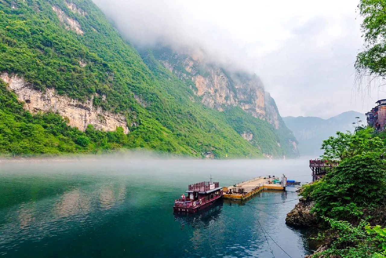 À partir de Chongqing : visite du karst de Wulong avec un guide anglophone
