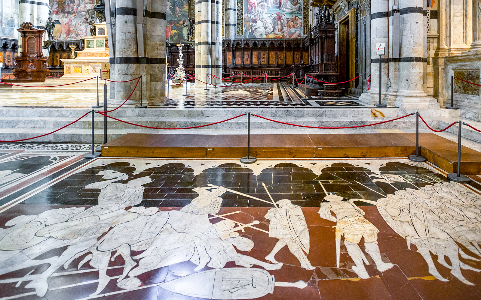 Sacrifice of Elijah on Siena Cathedral Floor