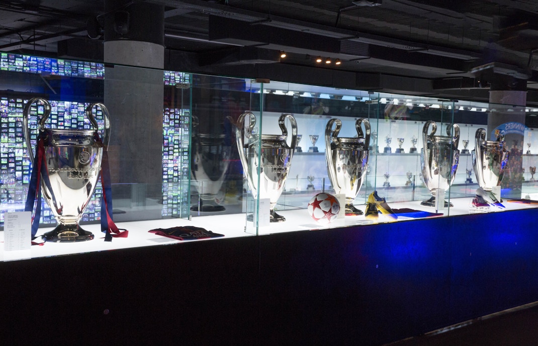 collection of trophies