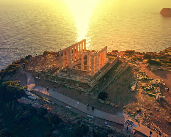 Cape Sounion & Temple of Poseidon Guided Sunset Tour