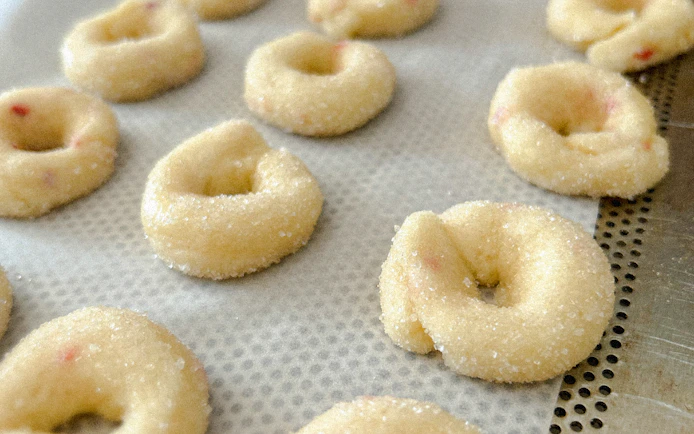 Fettuccine and traditional wine cookies Cooking Class by the Sea in Rome