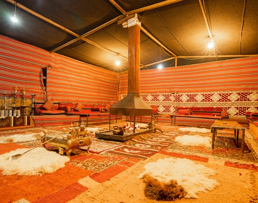 traditional Bedouin camp