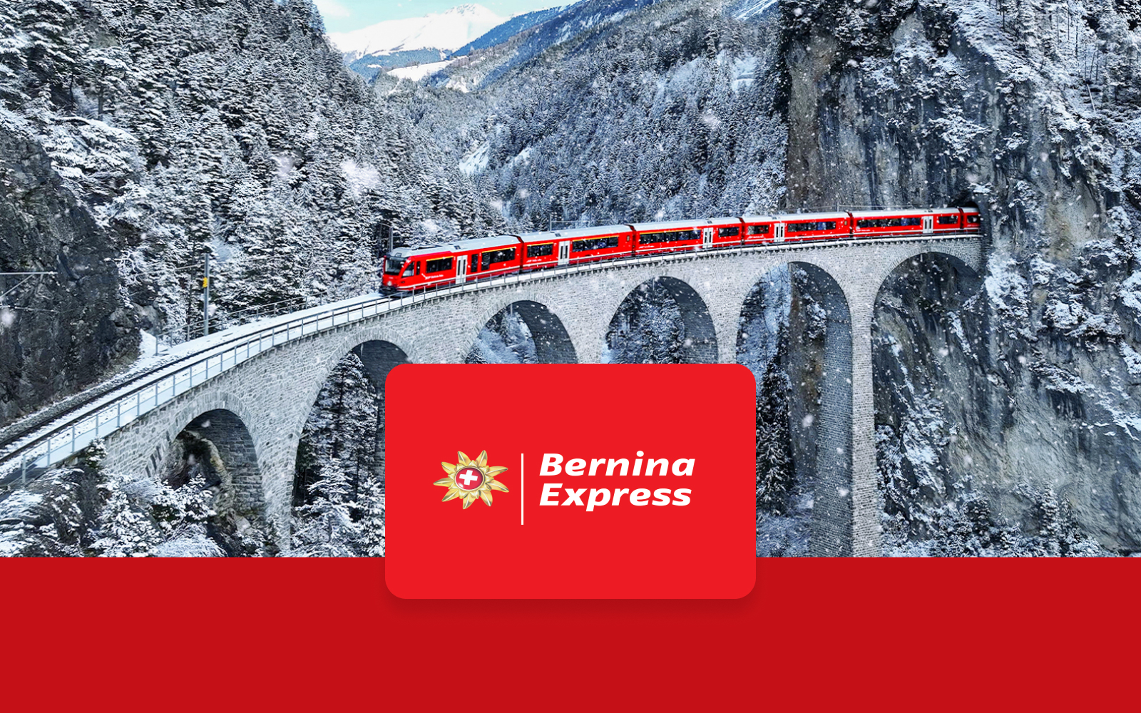 Bernina Express without Seat Reservation: Tirano to/from St. Moritz/Chur