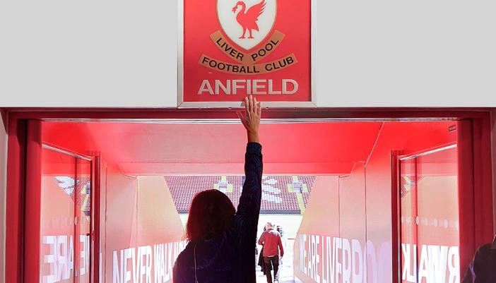 Panneau Liverpool The Kop Sign - Produit Officiel Sous Licence, Décoration Métal Iconique
