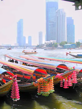 Tour pelo canal de Bangkok