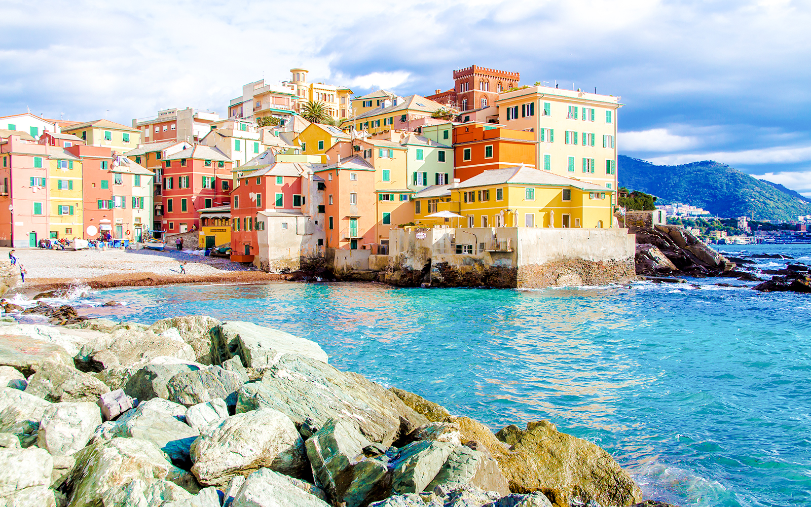 Boccadasse fiskerlandsby