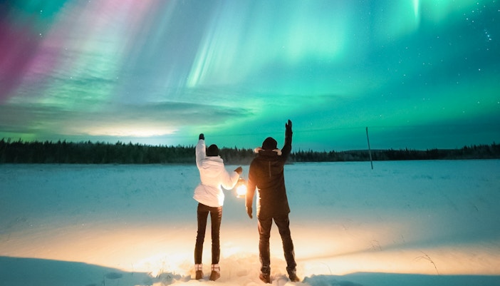 tourist aurora chasing