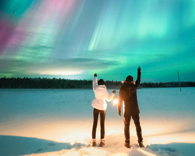 Levi: Northern Lights Chase with Unlimited Mileage & Guaranteed Sightings