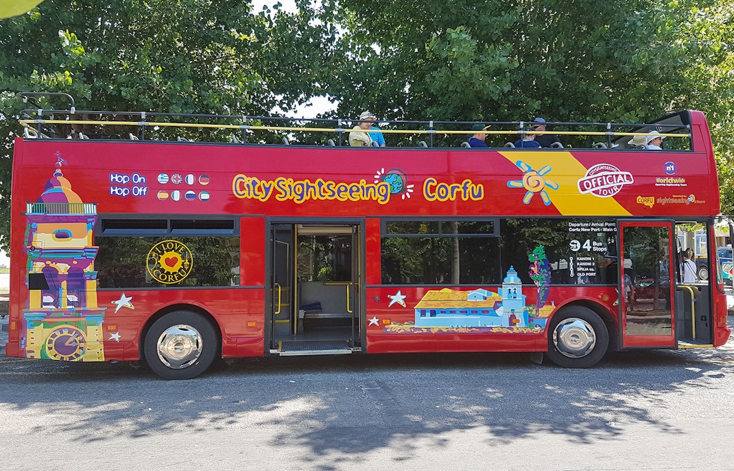 Corfu City Sightseeing Bus Tours Red Line