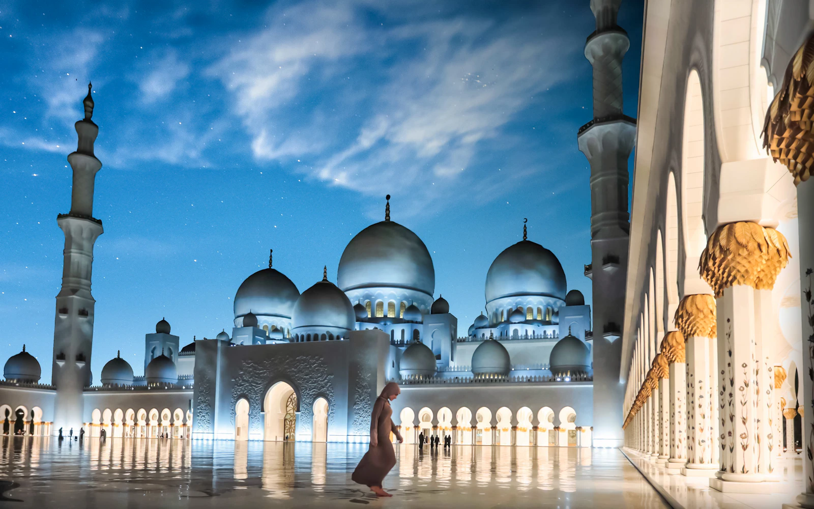 From Dubai: Abu Dhabi Sheikh Zayed Grand Mosque Tour
