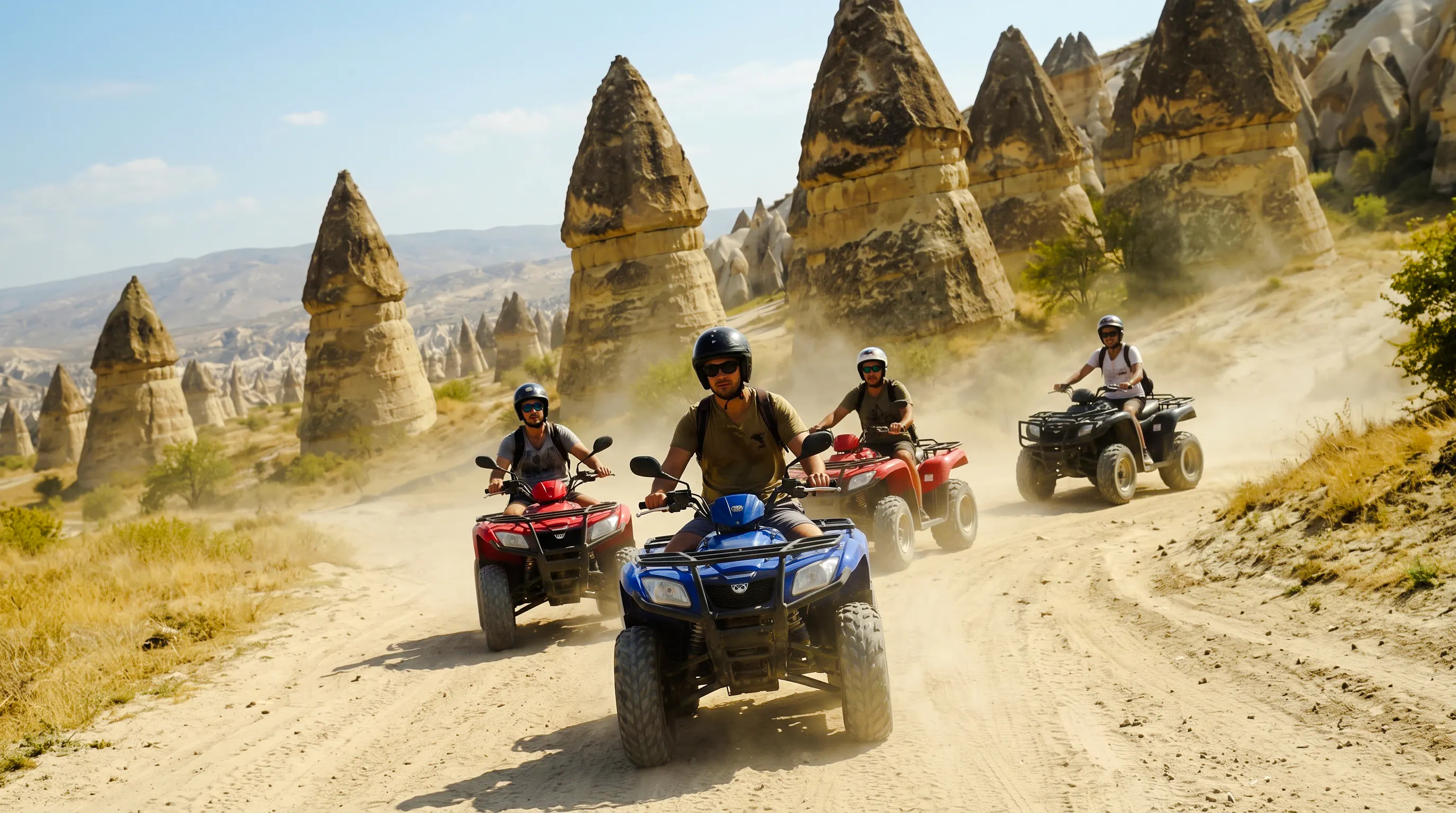 Cappadocia: 1-Hour Quad Bike Safari through the Valleys & Fairy Chimneys