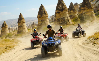 Cappadocia Guided Quad Bike Safari with Hotel Transfers