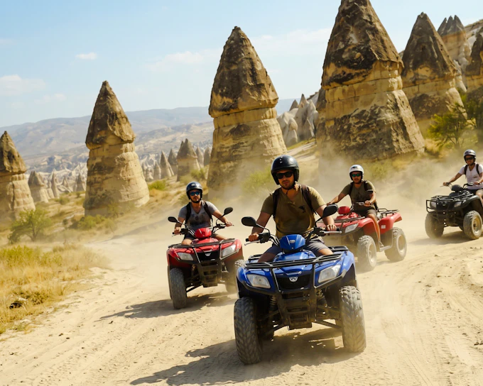 Cappadocia Guided Quad Bike Safari with Hotel Transfers