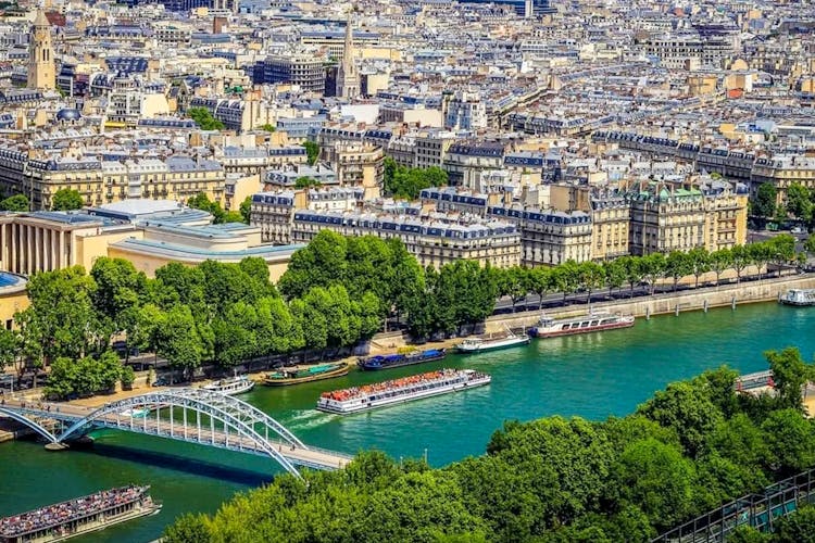 Inside the Eiffel Tower