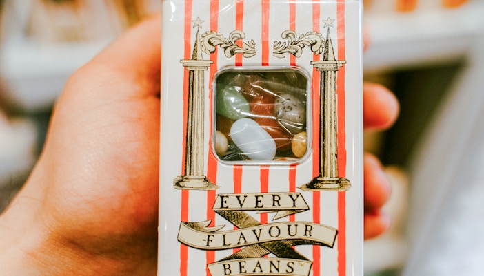 Every Flavour Beans box from Harry Potter at Universal Studios.