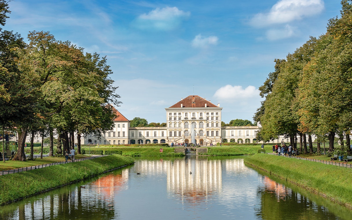 Nymphenburg Palace with gardens and canal, Munich Hop-On Hop-Off Bus Tour.