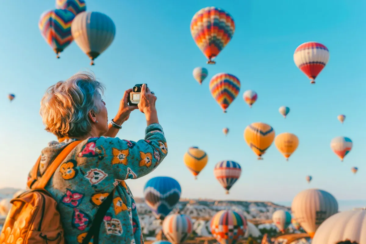 luchtballonvlucht bij zonsopgang in cappadocië boven de ihlara-vallei-1