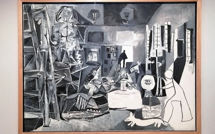 Picasso's interpretation of Las Meninas at the Picasso Museum Barcelona.