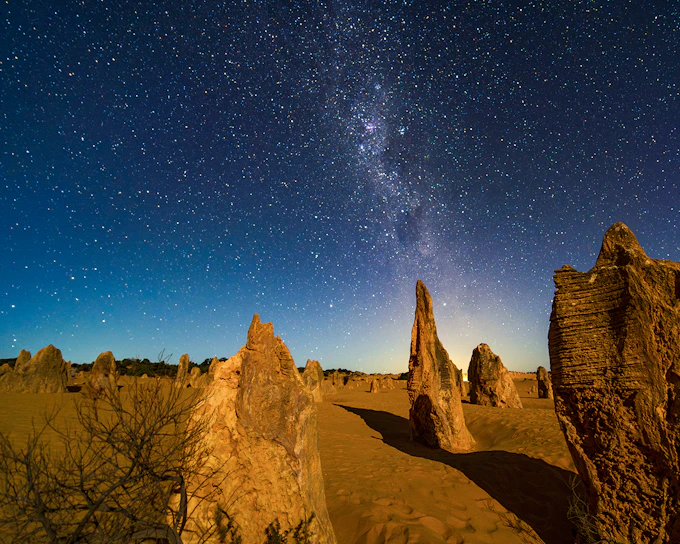 Pinnacles Sunset & Stargazing Tour with Picnic-Style Dinner & Round-Trip Transfers