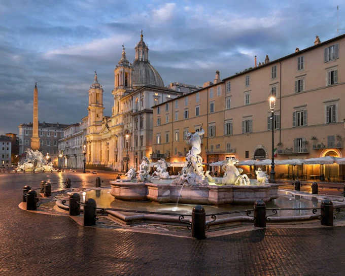 Rome Sunrise & Breakfast by Golf Cart