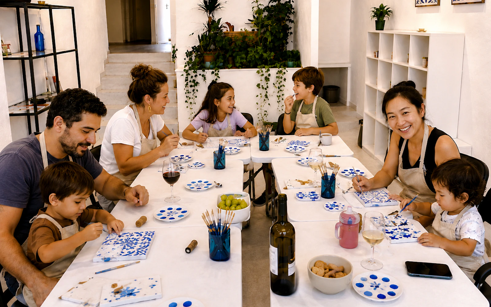 Porto Azulejo Tile Painting Workshop with Port Wine Image 2