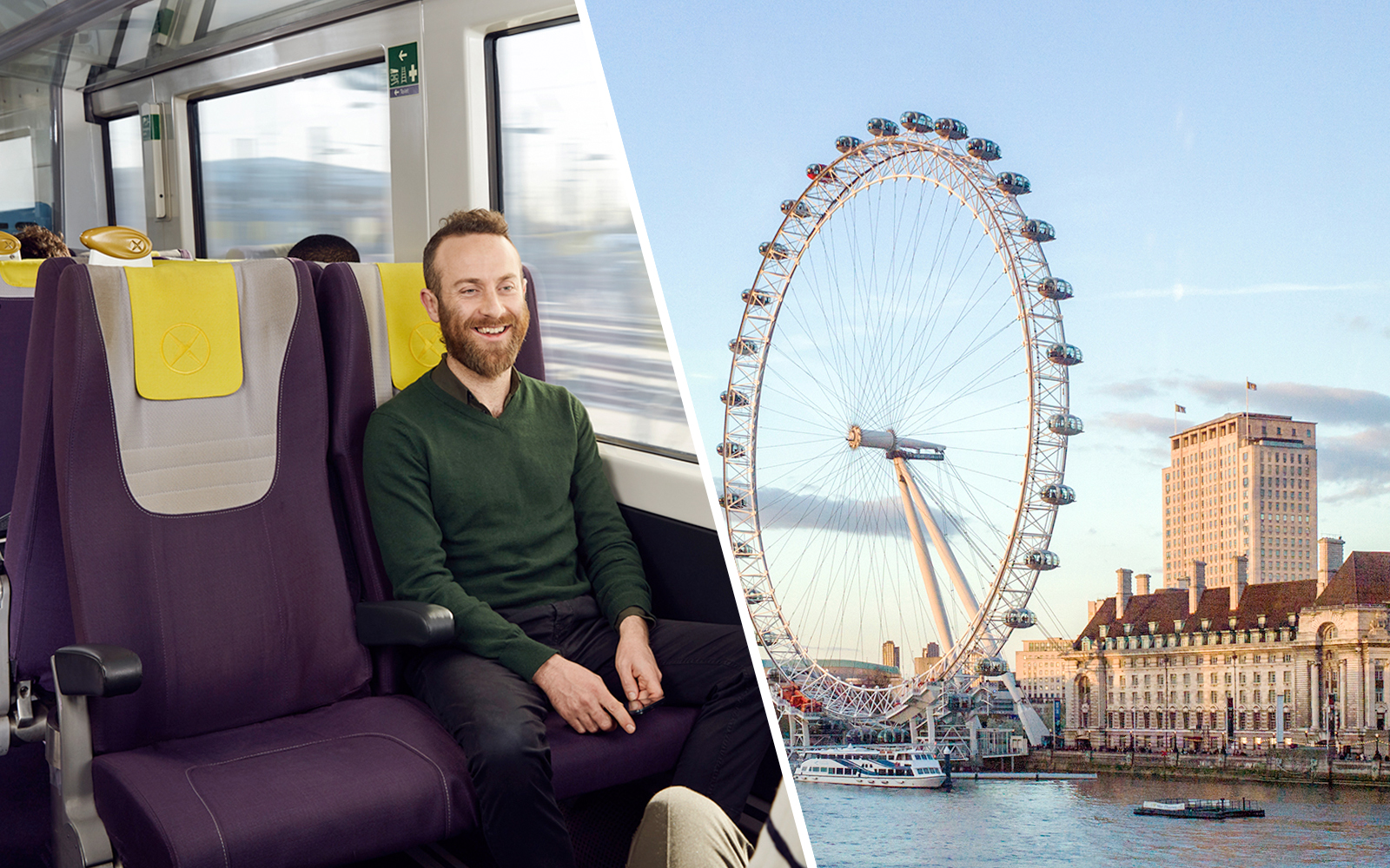 Combo (Save 11%): Heathrow Express One-Way Transfers + London Eye Tickets