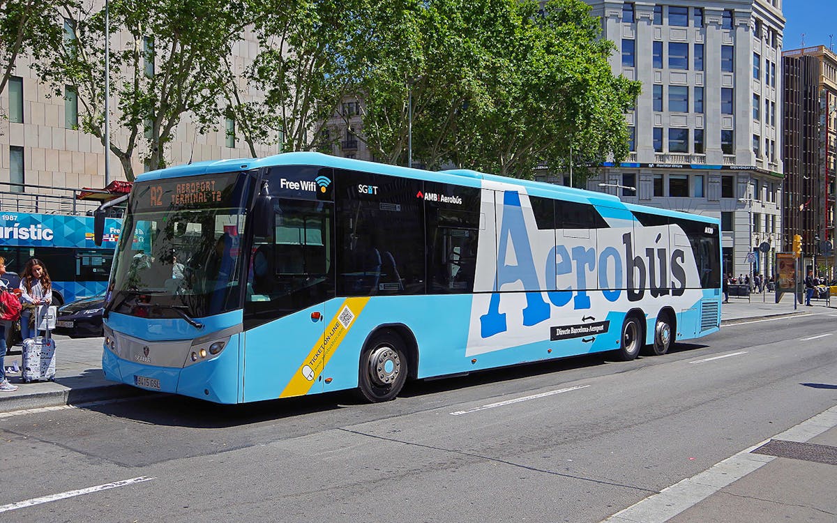 navettes de l'aéroport de barcelone aerobus-5 navettes de l'aéroport de barcelone aerobus-5