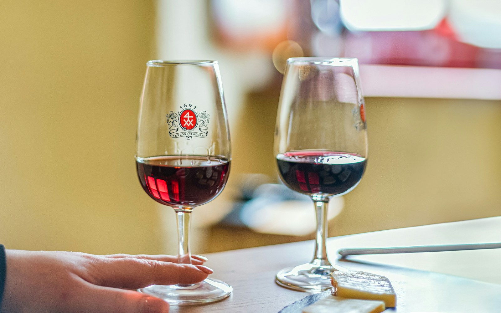 Wine tasting at Taylor’s Port