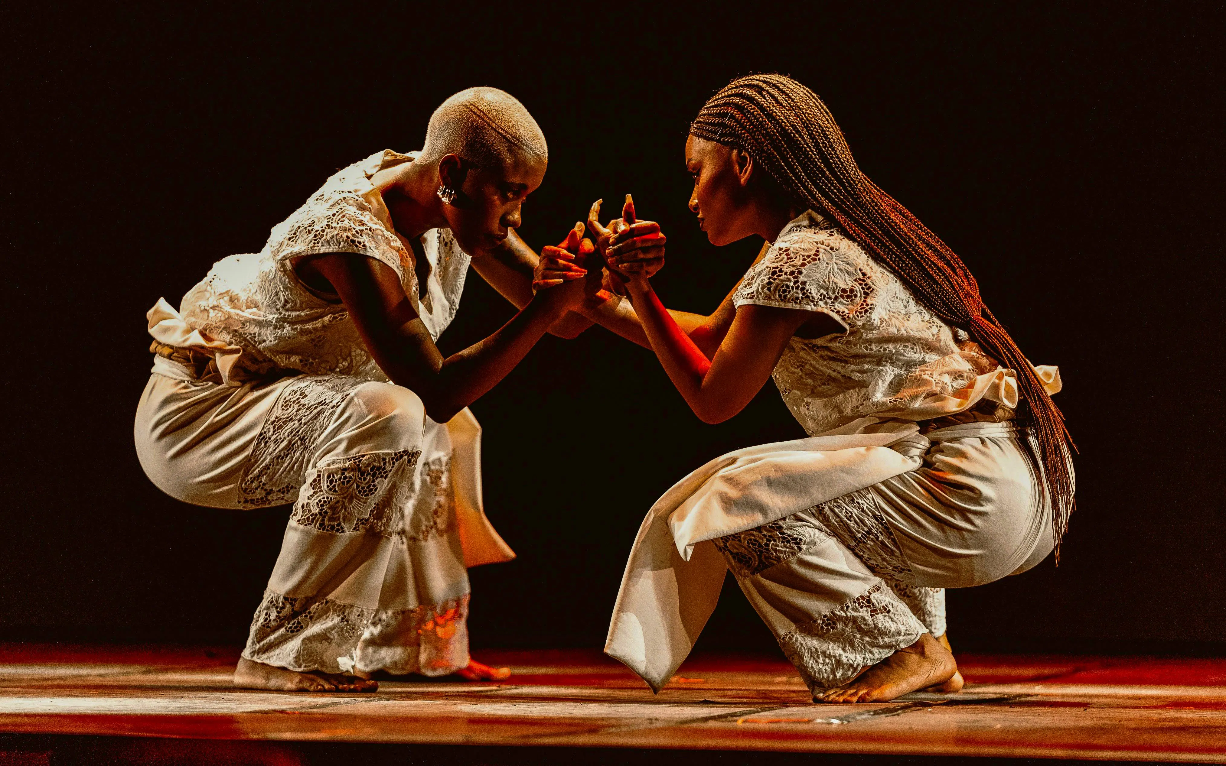 Performers in traditional attire during Roxy Dinner Show, Rio de Janeiro.