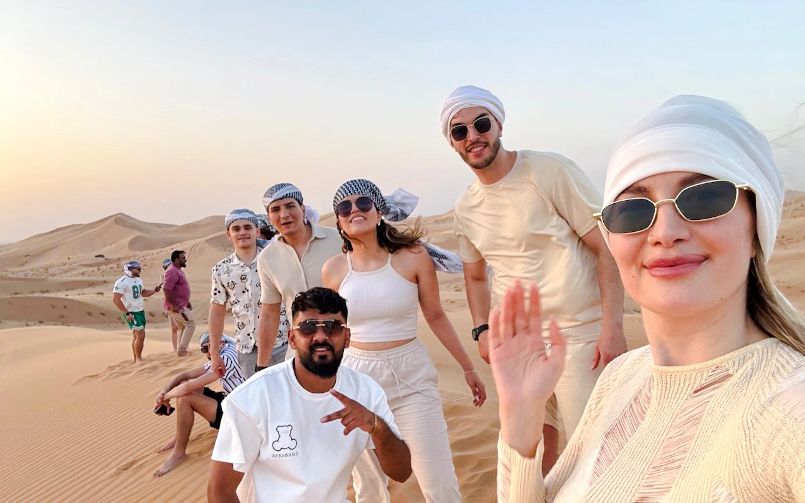 Evening Desert Safari with Shared Quad Bike and BBQ Dinner