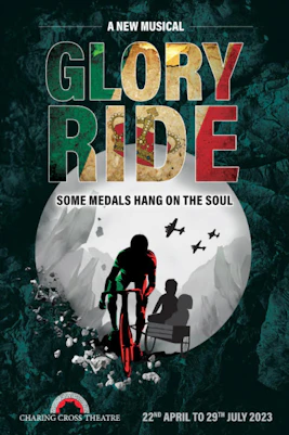 Cyclists on a scenic mountain path during the Glory Ride tour in the Italian Alps.