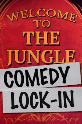 Comedians performing at The Jungle Comedy Lock-In, London stage show.