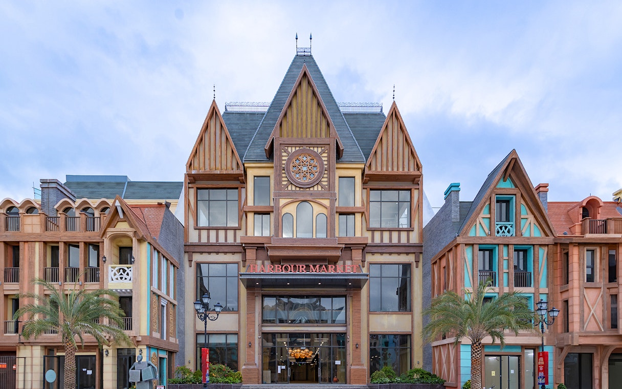 Harbour Market entrance at VinPearl Harbour, Nha Trang, Vietnam.