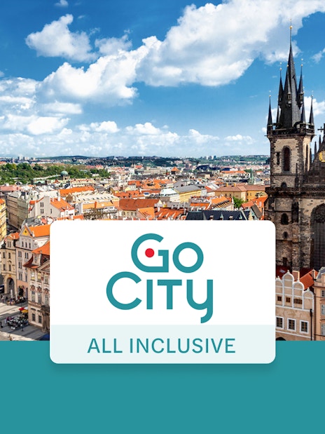 Old Town Square in Prague with Tyn Church and historic buildings.